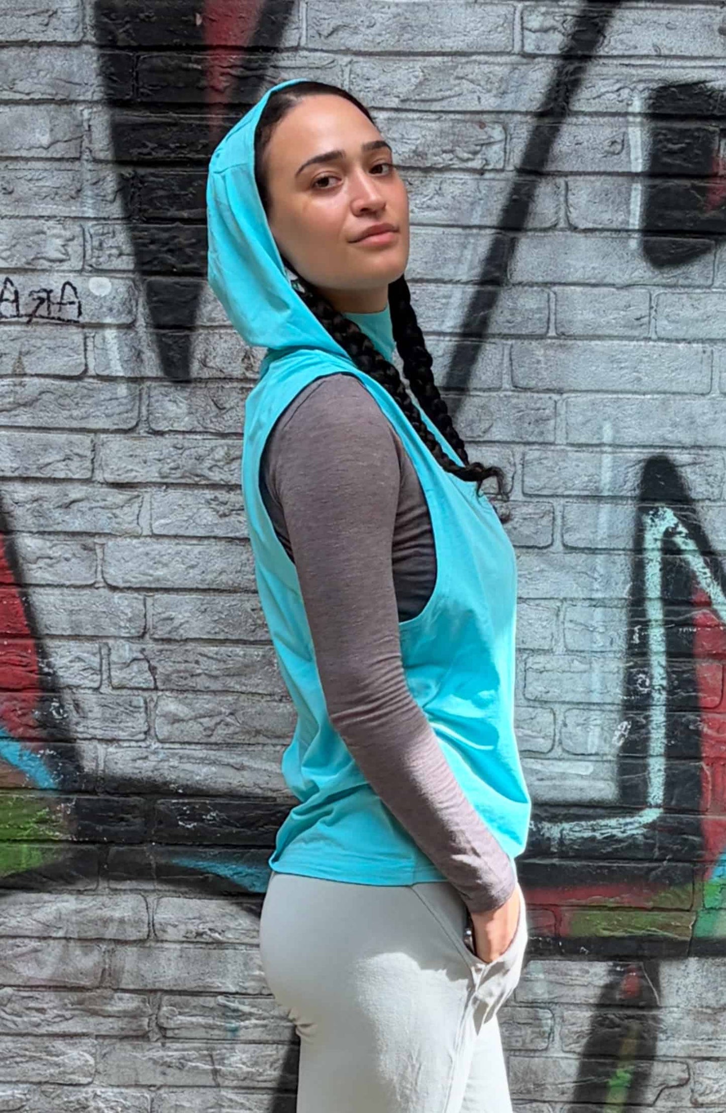 KYLE - Unisex Sleeveless Hoodie
